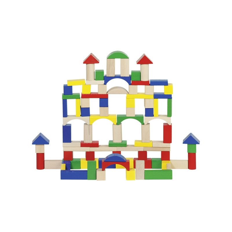 Baril de construction bois Goki Ikaipaka jeux & jouets Royan