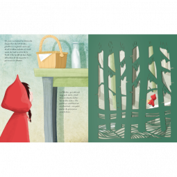 Livre découpe Le Petit Chaperon Rouge Sassi Ikaipaka jeux &