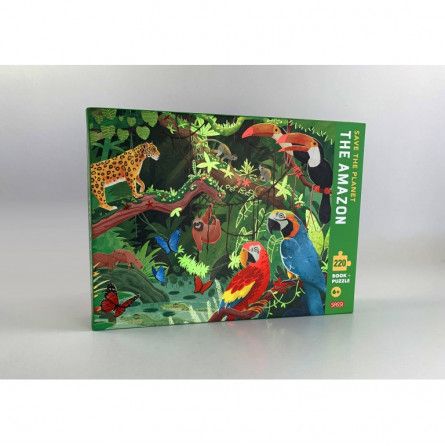 Puzzle + Livre L'Amazonie Sassi Ikaipaka jeux & jouets Royan