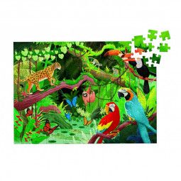 Puzzle + Livre L'Amazonie Sassi Ikaipaka jeux & jouets Royan