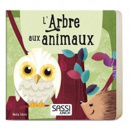 Puzzle + Livre L'Arbre aux animaux Sassi Ikaipaka jeux & jouets