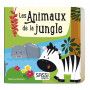 Puzzle + Livre Les animaux de la jungle Sassi Ikaipaka jeux &