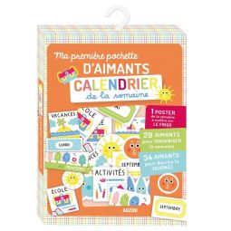 Ma première pochette d'aimants Calendrier de la semaine AUZOU