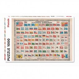 Puzzle 1000 Drapeaux Piatnik Ikaipaka jeux & jouets Royan
