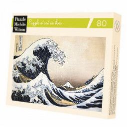 Puzzle Michèle Wilson 80 La vague Hokusai Puzzle Michèle Wilson
