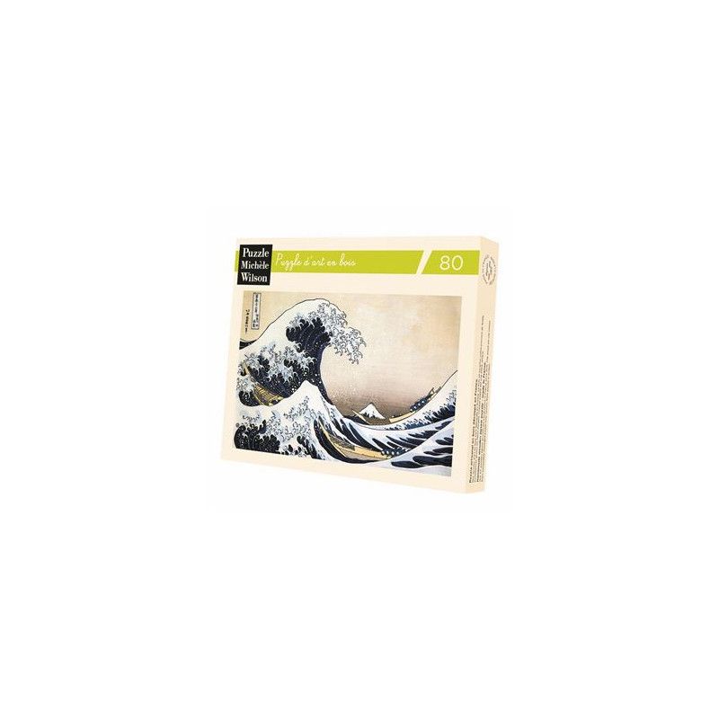 Puzzle Michèle Wilson 80 La vague Hokusai Puzzle Michèle Wilson