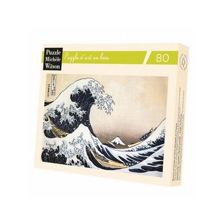 Puzzle Michèle Wilson 80 La vague Hokusai Puzzle Michèle Wilson