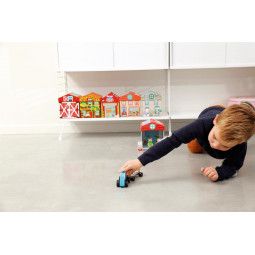Boîte à jouets Maison 2 en 1 Scratch Ikaipaka jeux & jouets