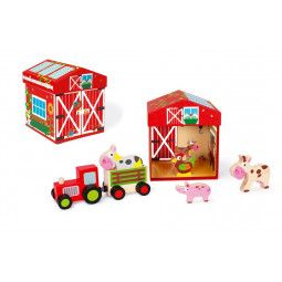 Boîte à jouets Ferme 2 en 1 Scratch Ikaipaka jeux & jouets Royan