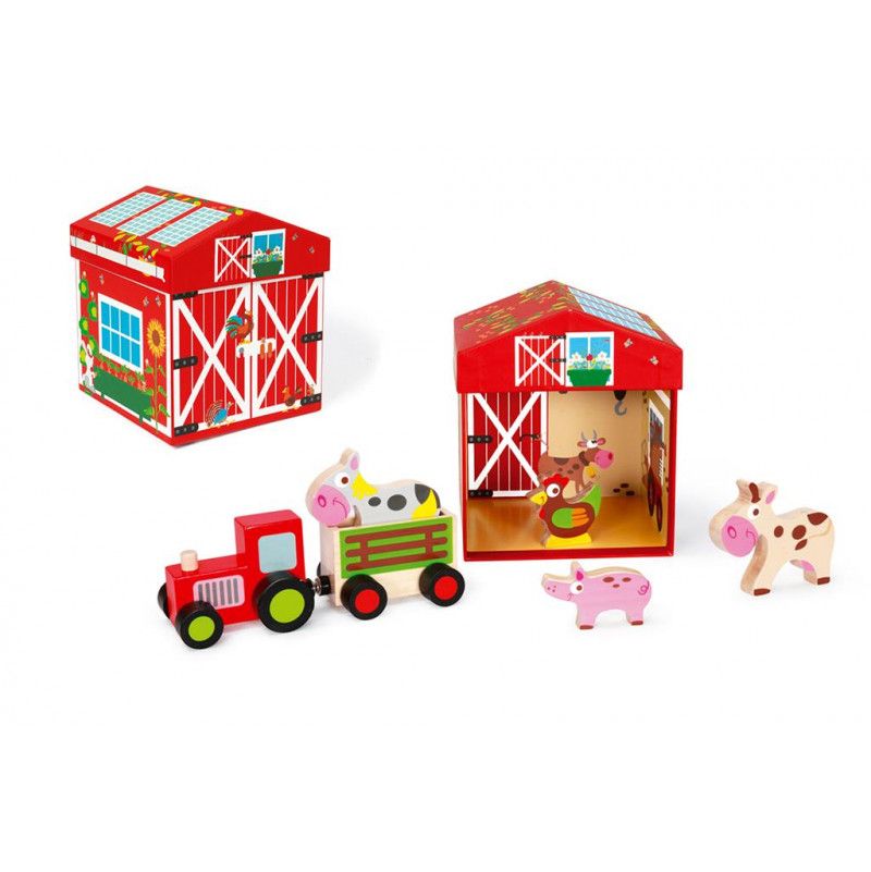 Boîte à jouets Ferme 2 en 1 Scratch Ikaipaka jeux & jouets Royan