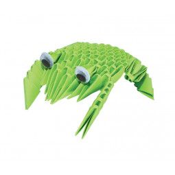 Creagami Set Origami 3D Papillon, Coccinelles, Grenouille