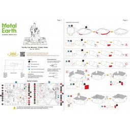 MetalEarth Harry Potter Le Terrier Metal Earth Ikaipaka jeux &