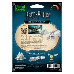 MetalEarth Harry Potter Gringott le Dragon Metal Earth Ikaipaka