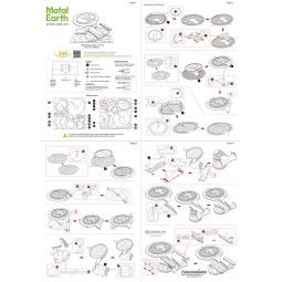 Star trek USS Enterprise NCC-1701-D MetalEarth Metal Earth