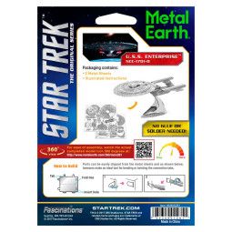 Star trek USS Enterprise NCC-1701-D MetalEarth Metal Earth