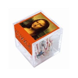 Cuzzle Mona lisa orange Puzzle Michèle Wilson Ikaipaka jeux &