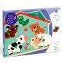 Puzzle bois encastrement Ouaf Woof Djeco Ikaipaka jeux & jouets