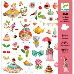 Stickers Le goûter des princesses Djeco Ikaipaka jeux & jouets