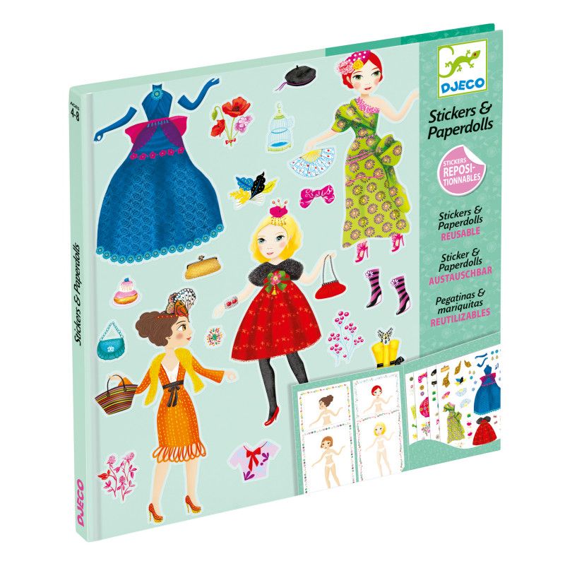 Stickers Trop mode Djeco Ikaipaka jeux & jouets Royan