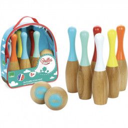 Jeu de quilles bicolores Vilac VILAC Ikaipaka jeux & jouets