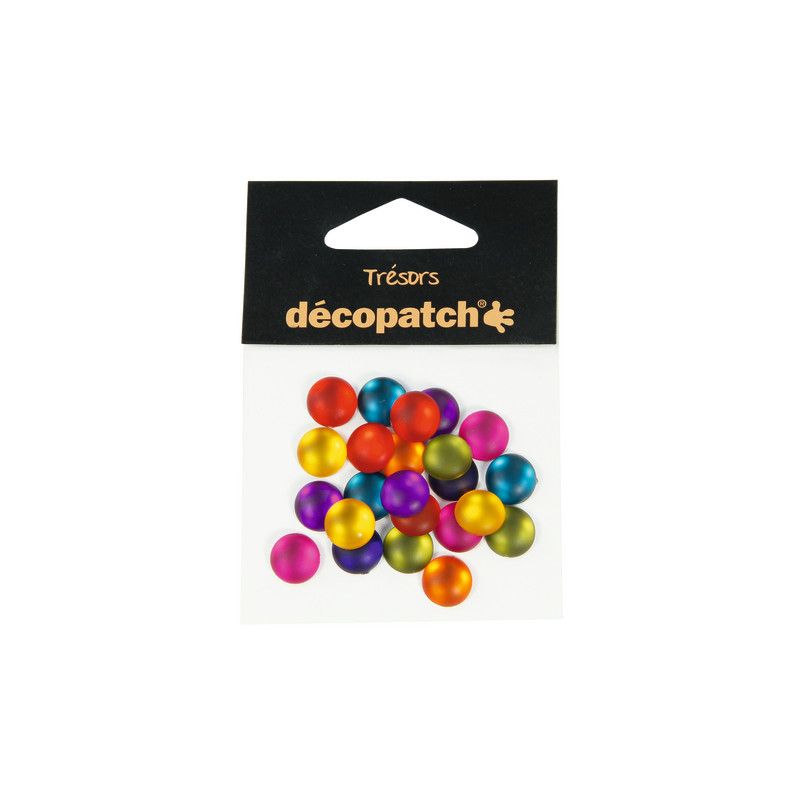 24 cabochons Flashy 1cm Décopatch  Ikaipaka jeux & jouets Royan