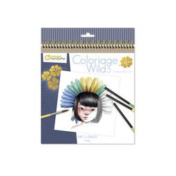Carnet de coloriage Wild 5 - IkaIpaka Royan