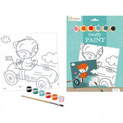 Graffy Paint Renard Avenue Mandarine Ikaipaka jeux & jouets