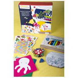 Aquarium de gommettes Avenue Mandarine Ikaipaka jeux & jouets
