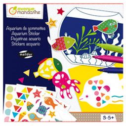 Aquarium de gommettes Avenue Mandarine Ikaipaka jeux & jouets
