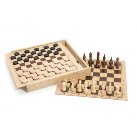 Jeux de Dames et d'Echecs JEUJURA Ikaipaka jeux & jouets Royan