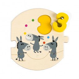 Puzzle J'apprends à compter janod Ikaipaka jeux & jouets Royan