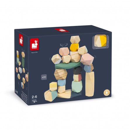 Pierres à empiler Sweet Cocoon janod Ikaipaka jeux & jouets