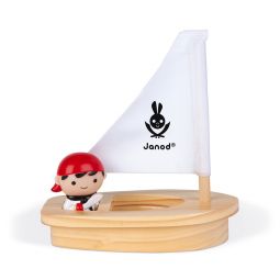 John Mousse et son bateau Janod janod Ikaipaka jeux & jouets