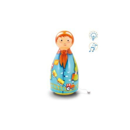 Lampe musicale - Petit train L'oiseau Bateau Ikaipaka jeux &