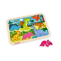 Chunky Puzzle Dinosaures janod Ikaipaka jeux & jouets Royan