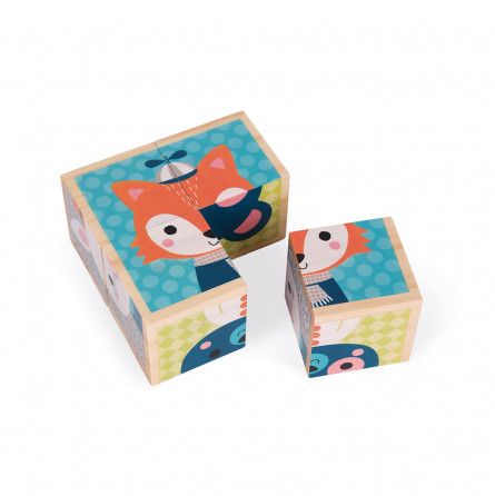 Mes premiers cubes Portraits de la forêt janod Ikaipaka jeux &