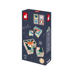 Mes premiers cubes Portraits de la forêt janod Ikaipaka jeux &