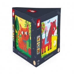 Coffret 3 puzzles Tornado, Titus & Félix janod Ikaipaka jeux &