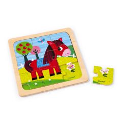 Coffret 3 puzzles Tornado, Titus & Félix janod Ikaipaka jeux &