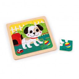 Coffret 3 puzzles Tornado, Titus & Félix janod Ikaipaka jeux &