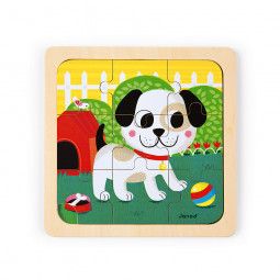 Coffret 3 puzzles Tornado, Titus & Félix janod Ikaipaka jeux &