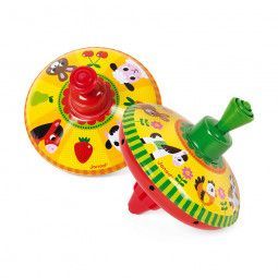 Toupie métal Ferme Janod janod Ikaipaka jeux & jouets Royan