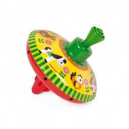 Toupie métal Ferme Janod janod Ikaipaka jeux & jouets Royan