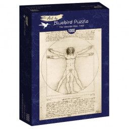 Puzzle 1000p L'homme de Vitruve Léonard de Vinci BlueBird