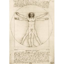 Puzzle 1000p L'homme de Vitruve Léonard de Vinci BlueBird