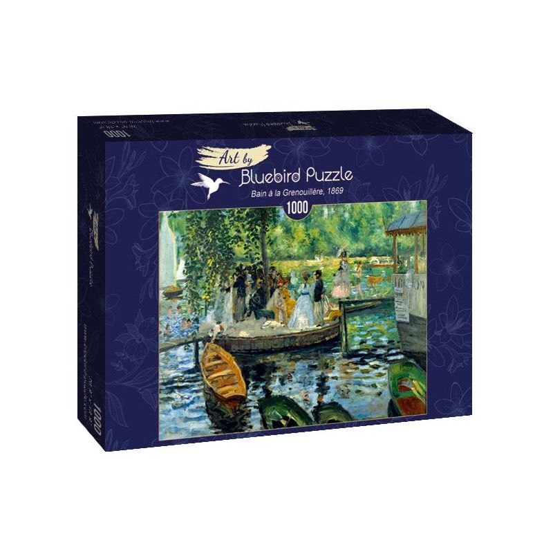 Puzzle 1000p La Grenouillère Renoir BlueBird Ikaipaka jeux &