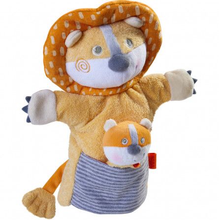Marionnette Lion et son bébé Haba Ikaipaka jeux & jouets Royan