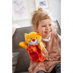 Marionnette sonore Chat musicien Haba Ikaipaka jeux & jouets