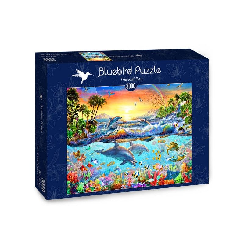 Puzzle 3000p Tropical Bay BlueBird Ikaipaka jeux & jouets Royan