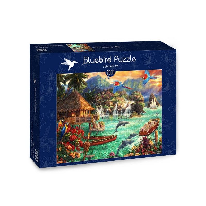 Puzzle 2000p Island Life BlueBird Ikaipaka jeux & jouets Royan